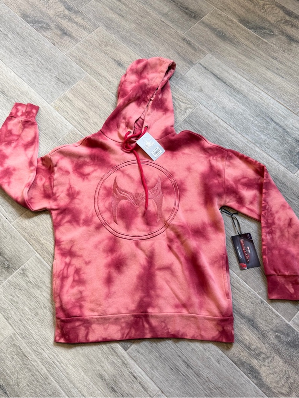 Her Universe Disney WandaVision Scarlet Witch tie-dye hoodie Size Small NWT